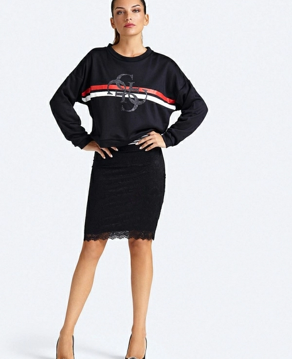 FALDA GUESS ENCAJE  - 10558