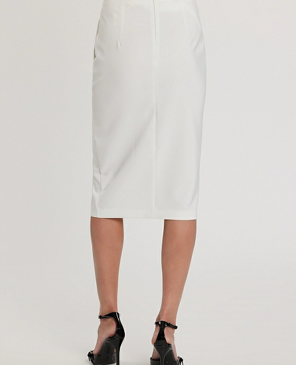 FALDA MIDI TUBO CON ABERTURA DE RELISH MODELO VADIM - 21277