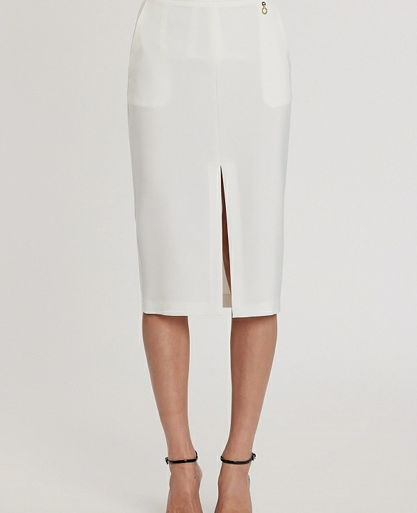 FALDA MIDI TUBO CON ABERTURA DE RELISH MODELO VADIM - 21278