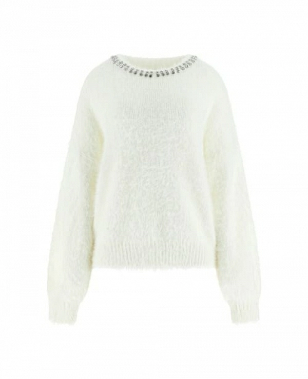 JERSEY CRUDO CON CUELLO DE BRILLIS MODELO DE GUESS w5bR58 - 20878