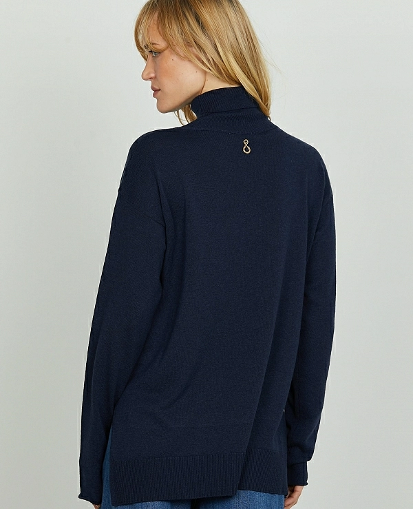JERSEY DE CUELLO ALTO DE RELISH MODELO PAXI con mangas asimtricas - 20386