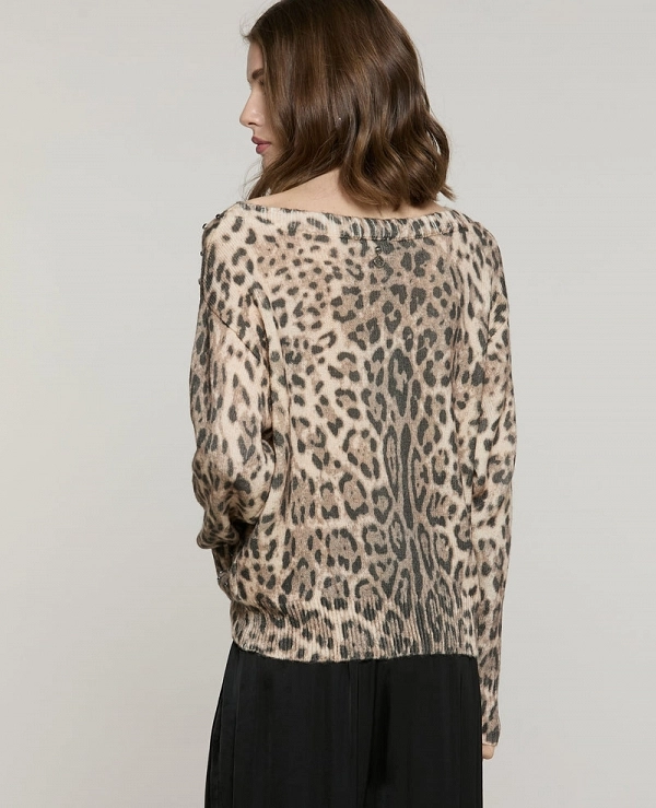 Jersey de manga larga con cuello barco de BAGLIO DE RELISH - 22211