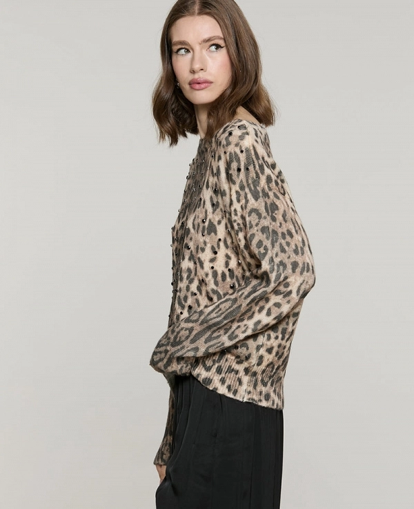 Jersey de manga larga con cuello barco de BAGLIO DE RELISH - 22213