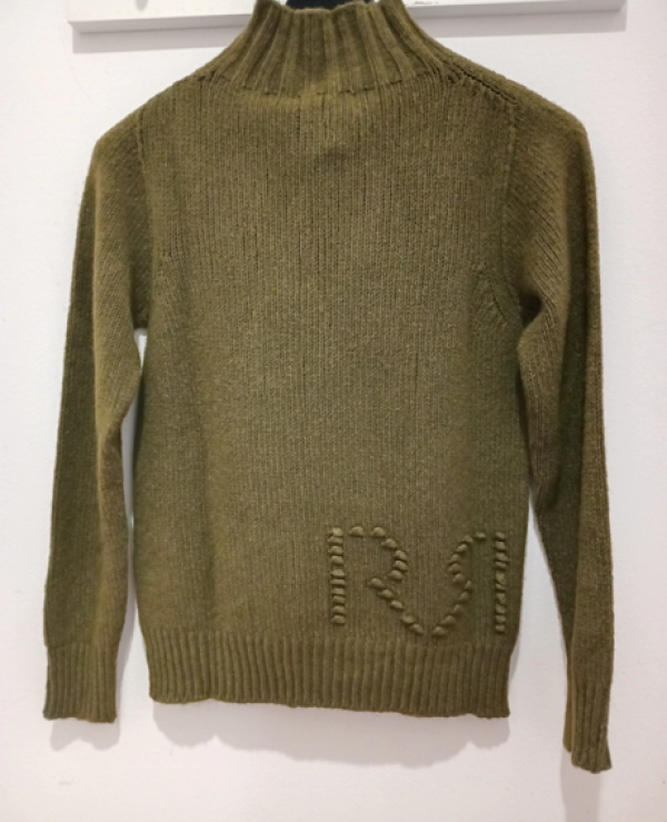 JERSEY DE PUNTO DETALLE LETRAS BORDADAS - 20842