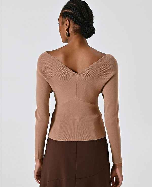 JERSEY DE PUNTO EN COLOR NEGRO CON BOTONES  - 20679