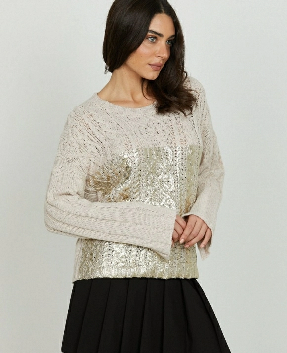JERSEY DE RELISH oversize de manga larga PSYLLOS con confeccin trenzada 