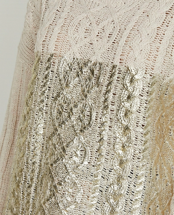 JERSEY DE RELISH oversize de manga larga PSYLLOS con confeccin trenzada  - 20418