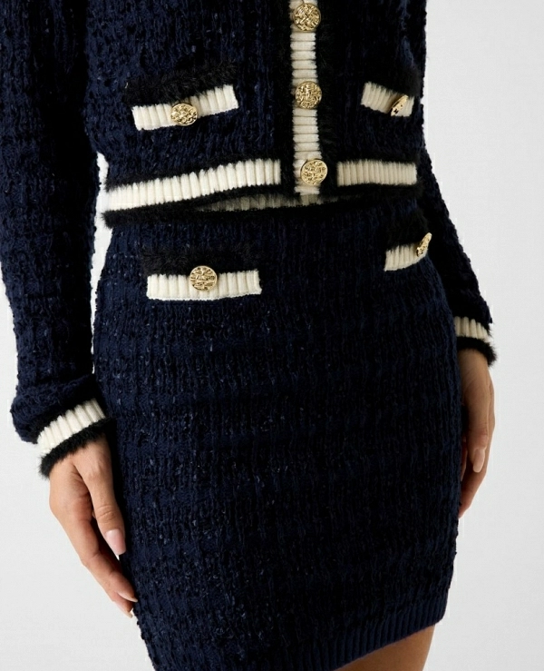 Minifalda de punto texturizado W5BD1XZ4090 DE GUESS