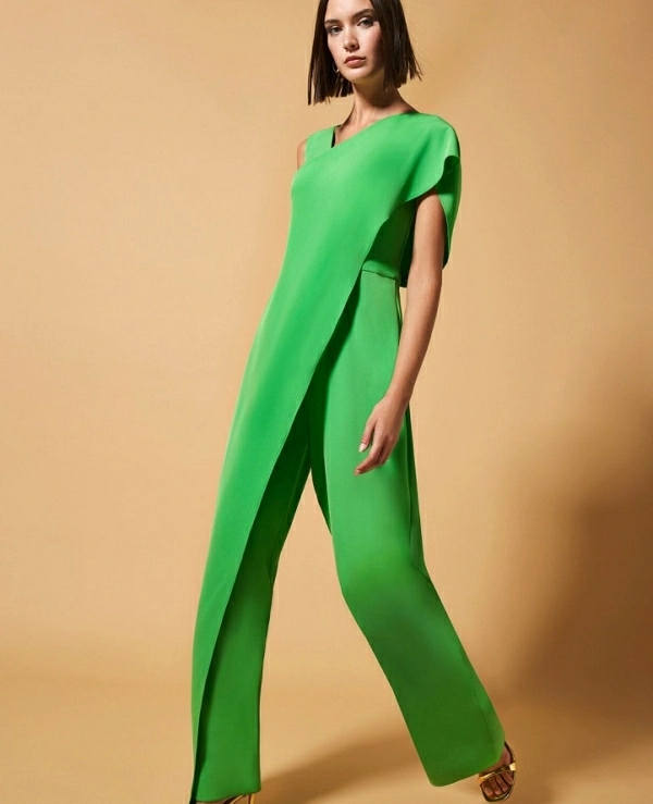 Mono cuello pico con sobretela en parte delantera. - 17900