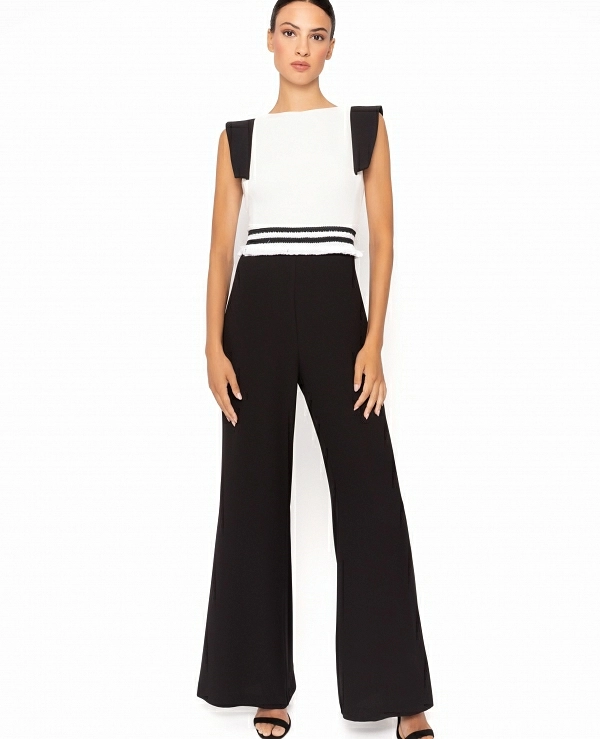 MONO DE FIESTA EN DOS TEJIDOS - 21550