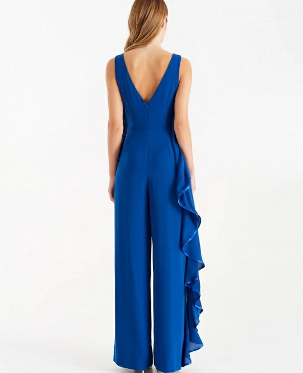 MONO VOLANTE LATERAL EN COLOR AZULON - 14458