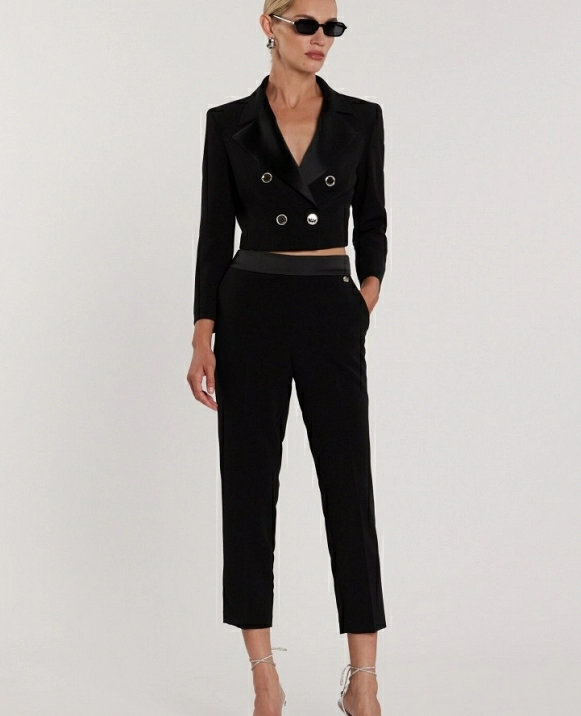 NANTES_C Pantal�n de cintura alta con bolsillos DE RELISH