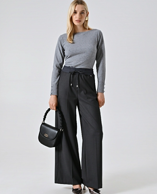 Pantaln amplio con cordn de ajuste