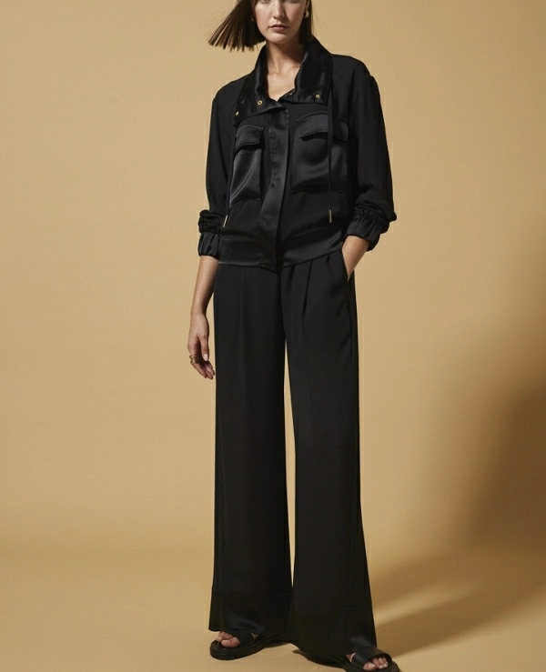 PANTALON ANCHO CON GOMAS - 17693