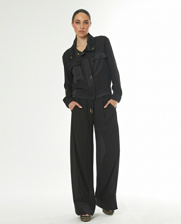 PANTALON ANCHO CON GOMAS - 17695