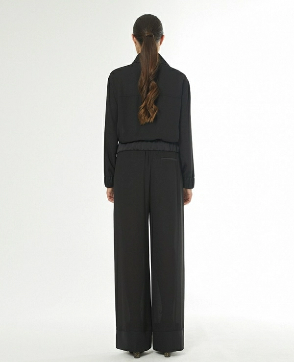 PANTALON ANCHO CON GOMAS - 17696