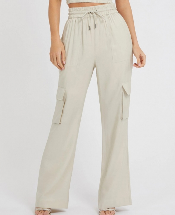 PANTALN CARGO TIPO RASO GUESS W3YB16 WFJ92