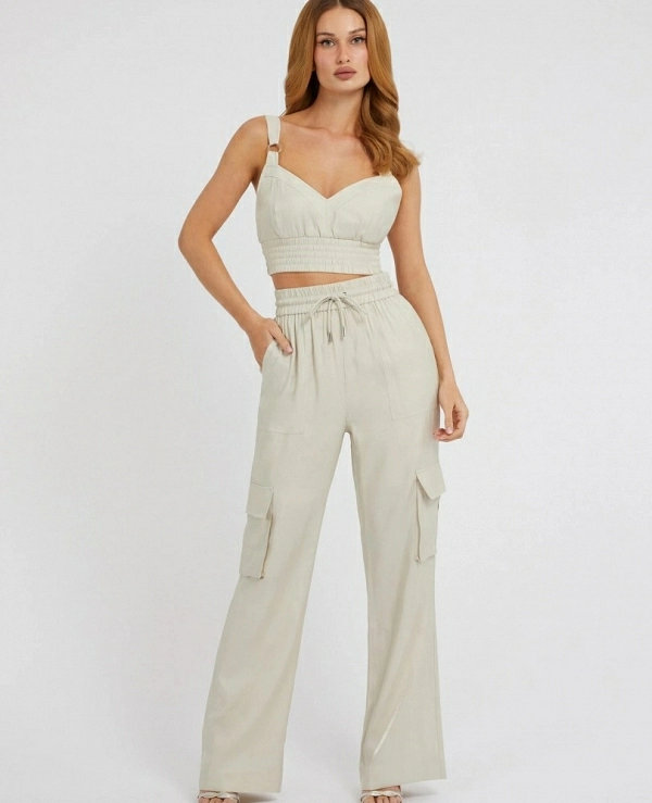PANTALN CARGO TIPO RASO GUESS W3YB16 WFJ92