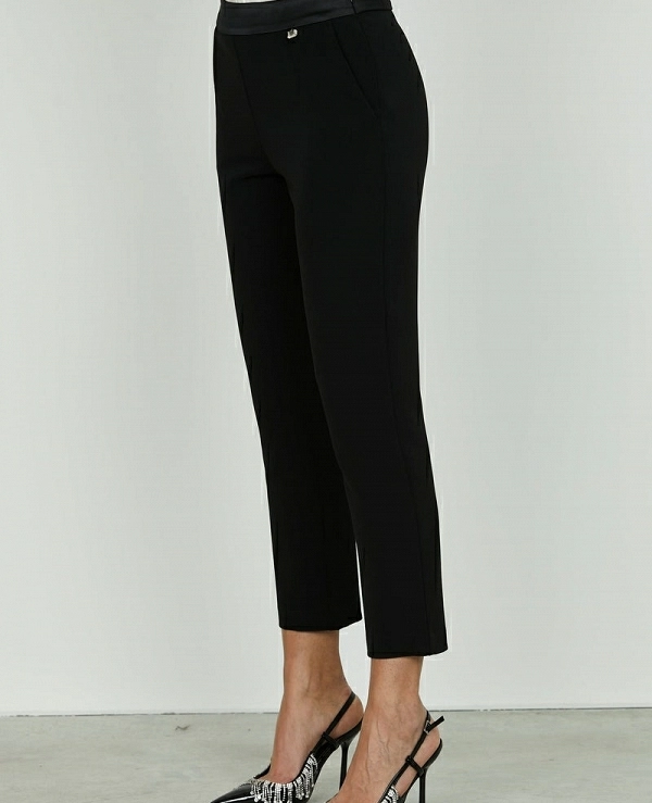 Pantaln de RELISH cintura alta NANTES_B con escote bajo de satn ts.capri - 20446