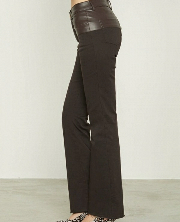 PANTALON DE RELISH DOS TEJIDOS MODELO JIJE