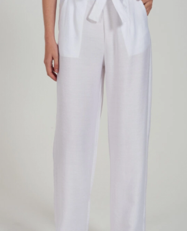 PANTALN EN NEGRO  TIPO PIJAMA ATADO A DELANTE