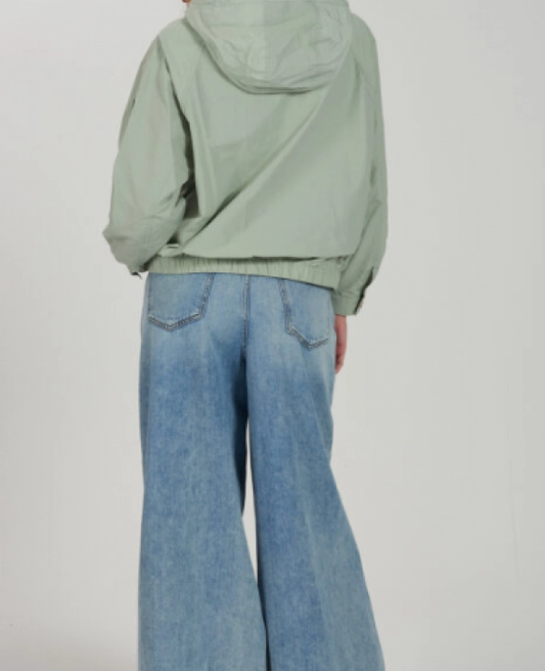 PANTALN JEANS CORTE  PALAZZO CON LYOCELL