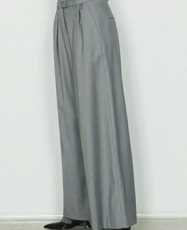 Pantaln palazzo KRIZIA de talle alto DE RELISH - 18777