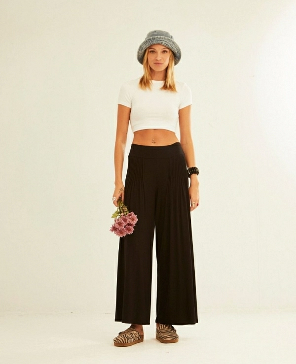 Pantaln Pinzas Negro