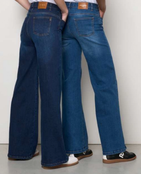 PANTALON VAQUERO ANCHO TIRO ALTO - 20895