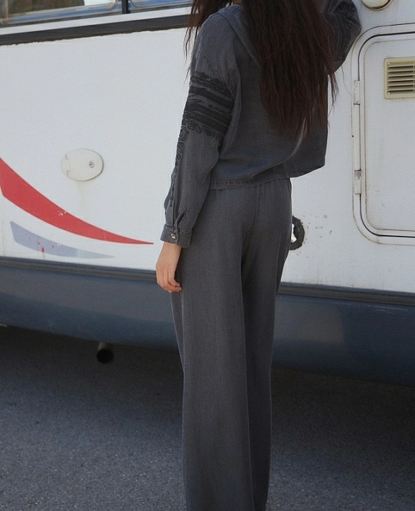 Pantalones con cintura elstica MODELO DE BSB 054-212902 - 20024