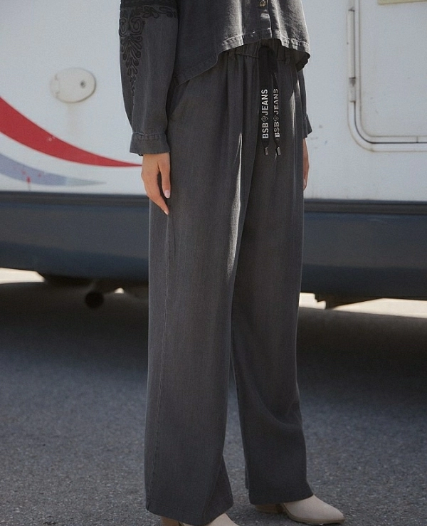 Pantalones con cintura elstica MODELO DE BSB 054-212902 - 20025