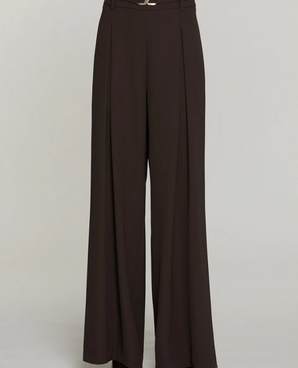 Pantalones palazzo de talle alto ROJEM 