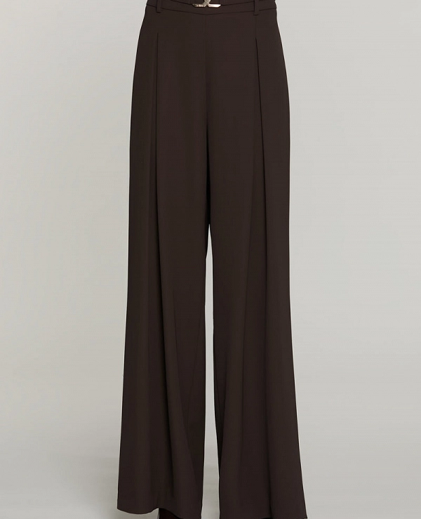 Pantalones palazzo de talle alto ROJEM  - 22171