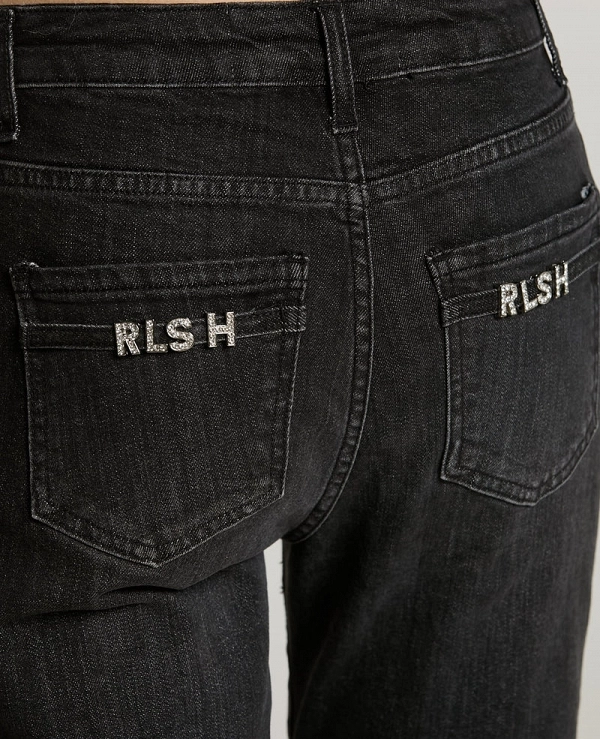 Pantalones SCHIFFER_BLACK  DE RELISH - 22160