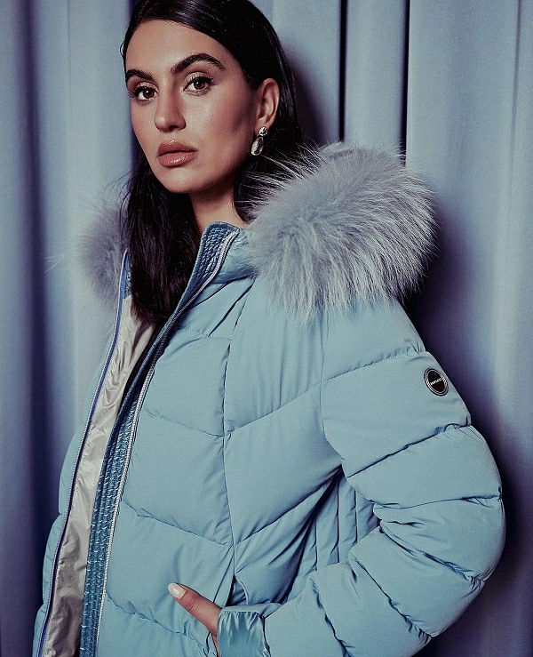 PLUMAS DE DONJAZ EN COLOR HIELO MODELO CLAUDIA - 20803