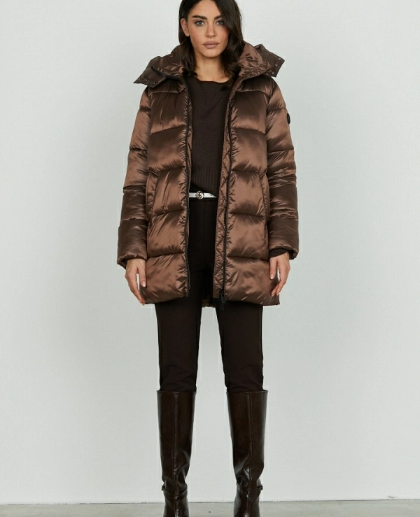 Plumfero ARGANIAN de manga larga, DE RELISH puos de canal y capucha desmontable. Ms zip ms bols