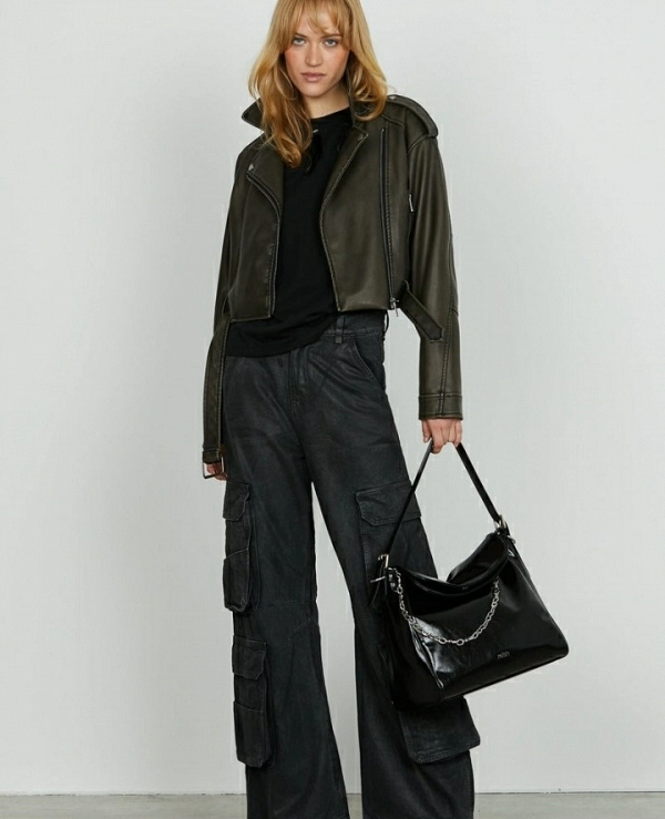 POCKET_30 pantalones de RELISH orte alto 5 ts ms bolsillos grandes 