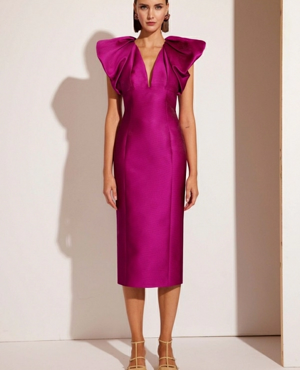 Ref. 51540 VESTIDO MIDI S/MANGAS CARLA RUIZ - 19093