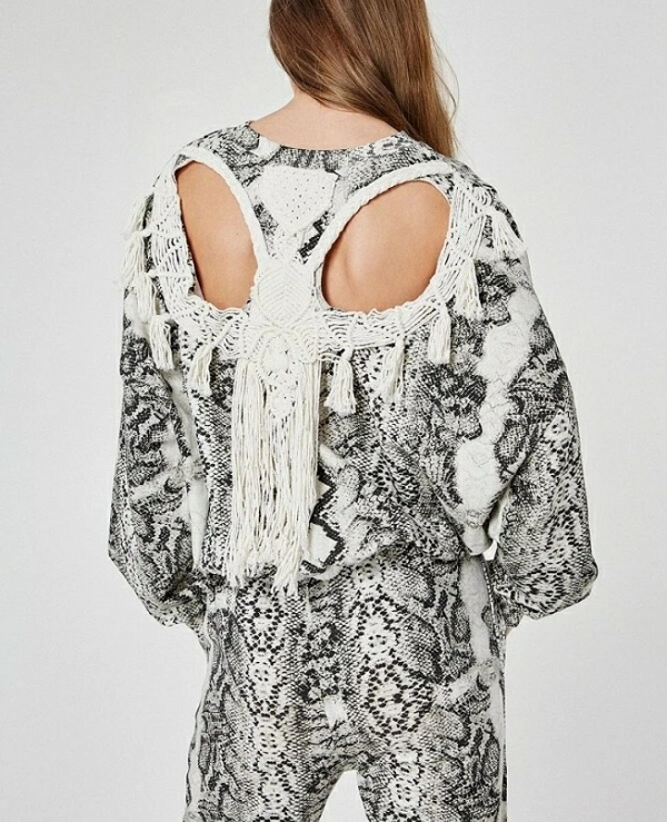 SUDADERA ANIMAL PRINT DE BSB 049 210011 Guineachic