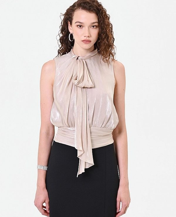 TOP BEIGE DE RASO SKU CFC0020460002B135 DE RINASCIMENTO - 22271