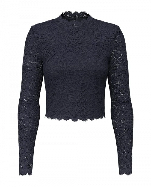 Top corto LS MOCK NK DESIREE DE GUESS MODELO W6BP30 K6382 - 22486