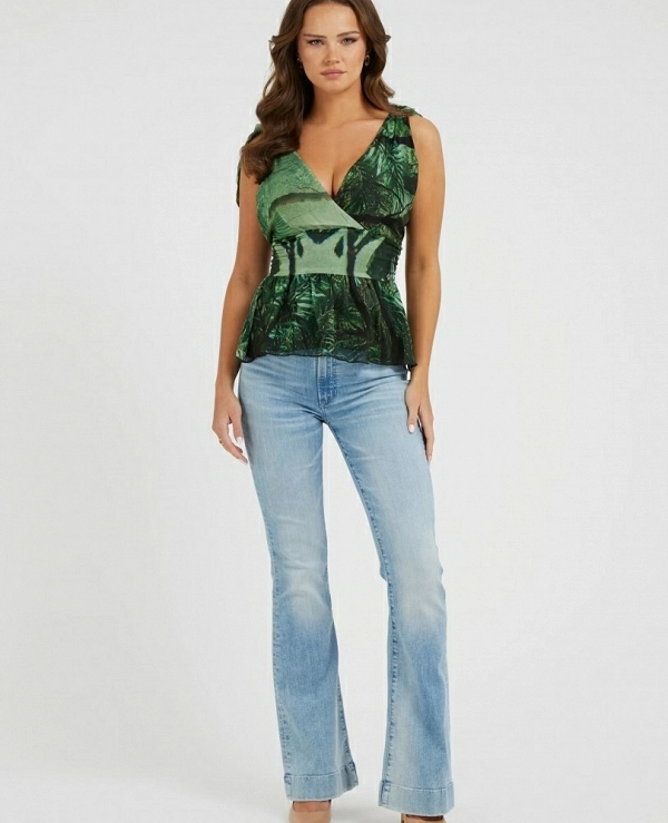 TOP DE GUESS ESTAMPADO SELVA W3GH92