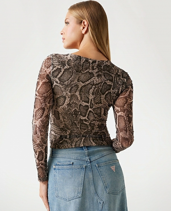 TOP DE malla estampado GUESS W5BP32KCZC2 - 20303