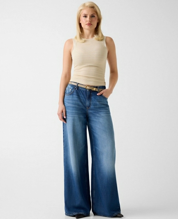 Top de tirantes con piedras de strass GUESS MODELO W6GP14K2940