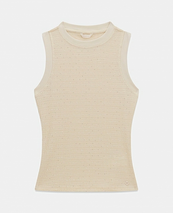 Top de tirantes con piedras de strass GUESS MODELO W6GP14K2940 - 21245