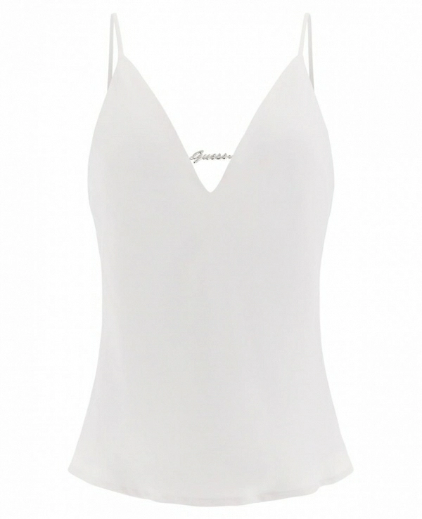 TOP GUESS DETALLE LOGO EN ESCOTE