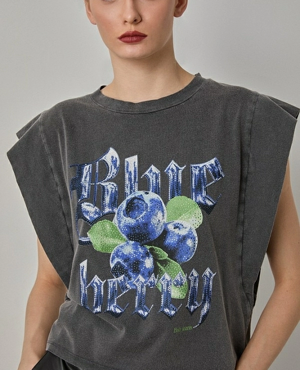 Top sin mangas con estampado 054-210011 DE BSB - 20998