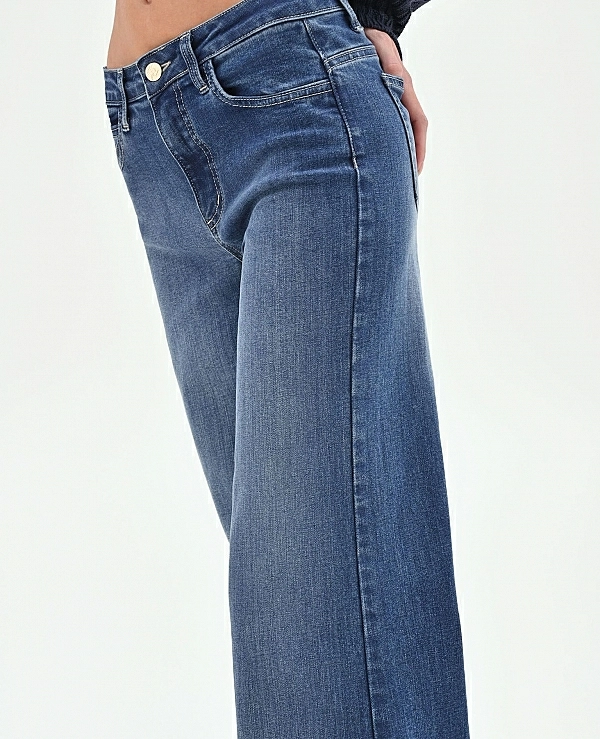 VAQUEROS AZULES DE PERNERA ANCHA - 21523