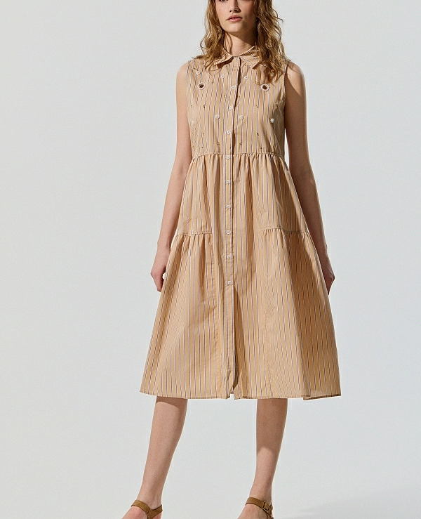 VESTDIDO DE RAYAS DE BSB MODELO 055-211022 - 21581