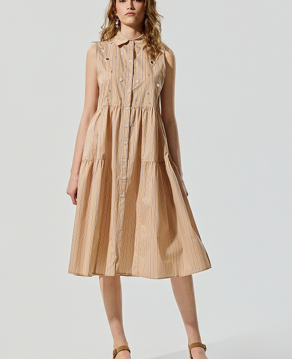 VESTDIDO DE RAYAS DE BSB MODELO 055-211022 - 21582